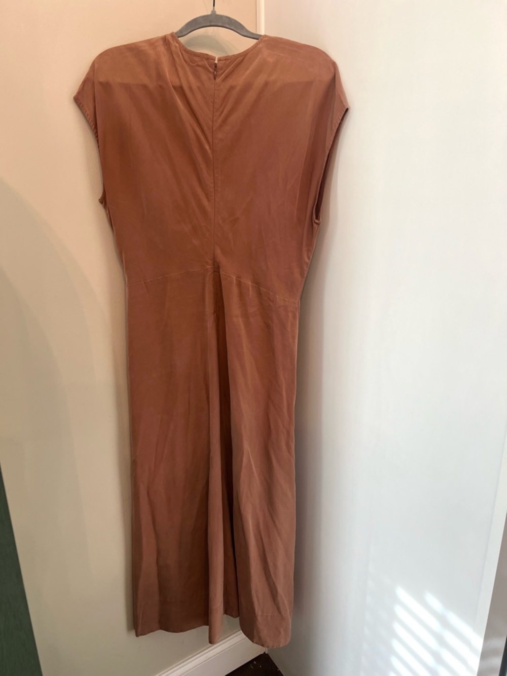 Everlane Brown Cap-Sleeve Maxi Dress - Picture 6 of 6